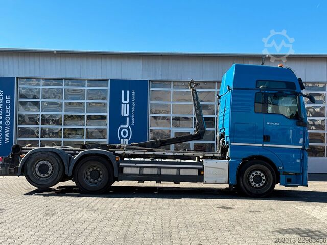 Haakarm vrachtwagen MAN TGX 26.460 6x2-4 BL Abrollkipper Meiller RS21