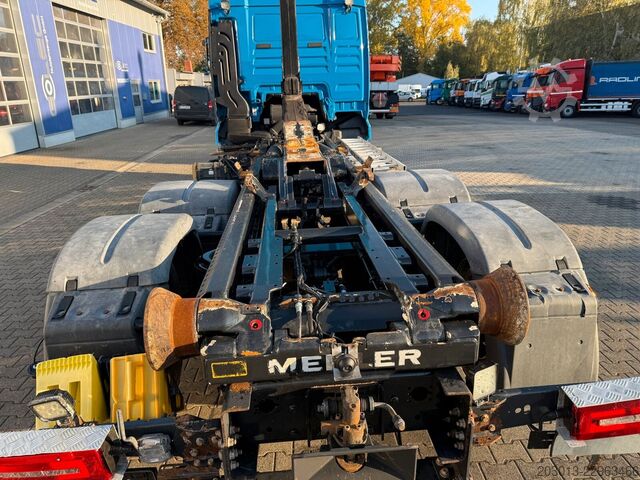 Haakarm vrachtwagen MAN TGX 26.460 6x2-4 BL Abrollkipper Meiller RS21