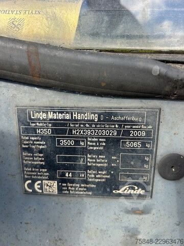Voorlader vorkheftruck LINDE Linde H35D