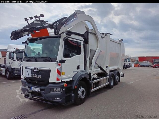 Vuilniswagen MAN TGS (TG3) 26.330 6x2-4 BL CH HS FL Millennium 37