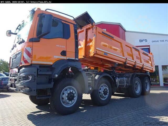 Kiepwagen MAN TGS 41.520 8x8 BB CH 8x8, Meiller Trigenius, Bor