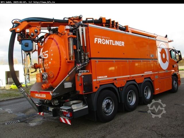 Vacuümtankwagen MAN TGS (TG3) 35.520 8x4-4 BL CH  MÜLLER Canalmaster