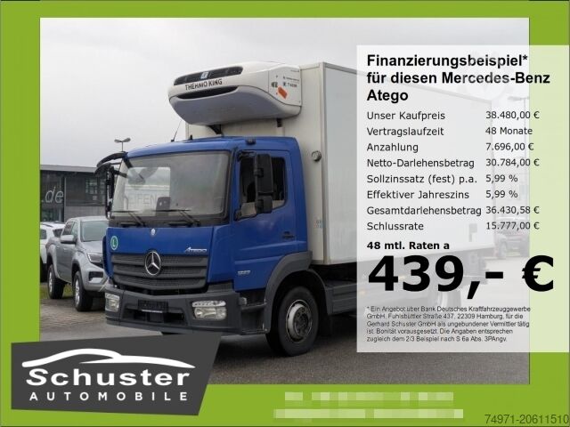 Koelwagen Mercedes-Benz Atego 1223 Kühlkoffer+LBW*Autom Tempo Klima SHZ