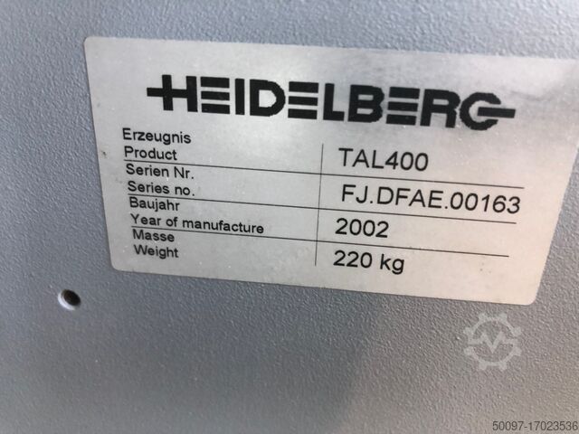 Horizontal bow feeder Heidelberg TAL 400