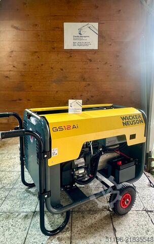 Générateur Wacker Neuson GS 12 AI Generator NEU Aktion!
