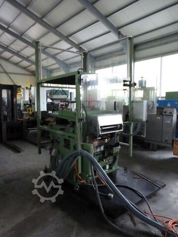 Rahmenstanze - Flachbettstanze mit Vorschub für den Einsatz von Bandmesser Stanzwerkzeugen, Stanztie HELMERDING PSH 25