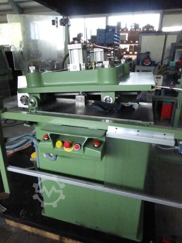 Rahmenstanze - Flachbettstanze mit Vorschub für den Einsatz von Bandmesser Stanzwerkzeugen, Stanztie HELMERDING PSH 25