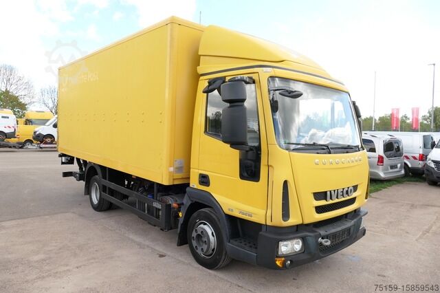 Sandučar iveco EuroCargo ML 75 E 16 P LBW LUFT AUTOMATIK EURO-5 Koffer-Innenlänge 5,5m