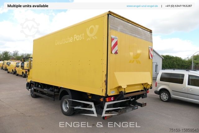 Sandučar iveco EuroCargo ML 75 E 16 P LBW LUFT AUTOMATIK EURO-5 Koffer-Innenlänge 5,5m