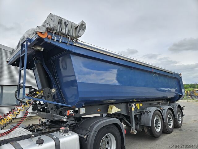 Semi-remorque benne Schmitz Cargobull SKI 24 SL 7.2 Stahlrundmulde