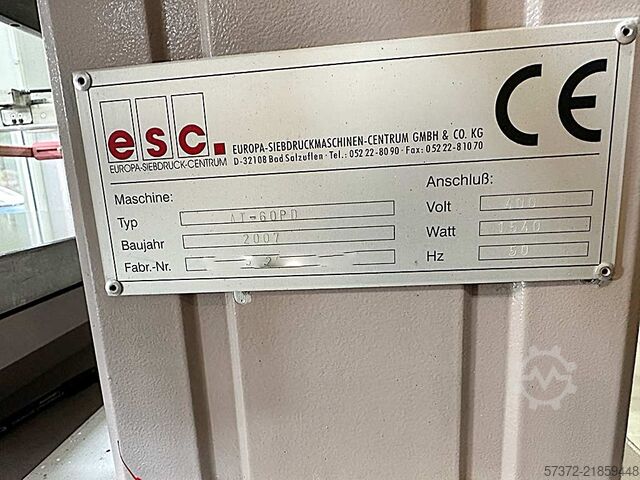Maszyna do sitodruku ESC AT-60PD