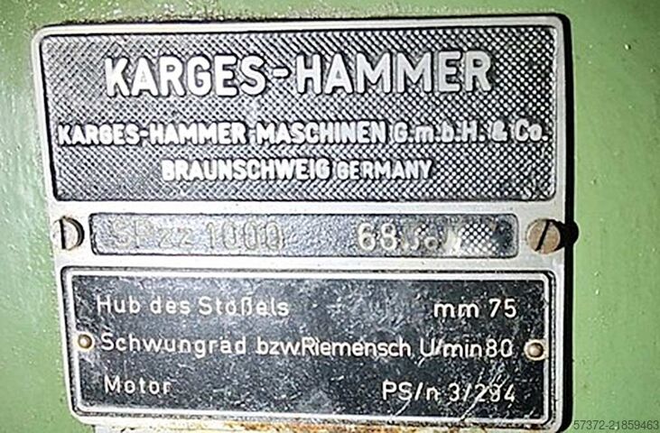 Dosenpresse Karges-Hammer D 1000