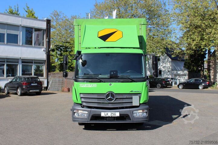Furgão cortina de lona Mercedes-Benz Atego  818 E6 Schiebeplane 6,12m LBW ACC Klima