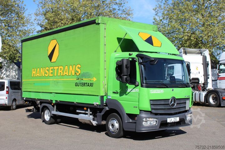 Furgão cortina de lona Mercedes-Benz Atego  818 E6 Schiebeplane 6,12m LBW ACC Klima