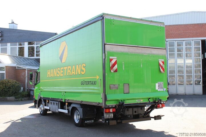 Furgão cortina de lona Mercedes-Benz Atego  818 E6 Schiebeplane 6,12m LBW ACC Klima