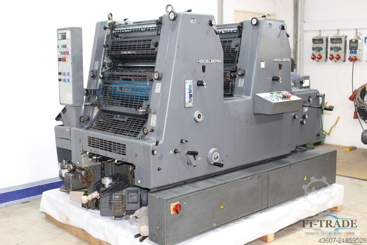 Impressora offset de 2 cores Heidelberg GTOZP-52+ N+P