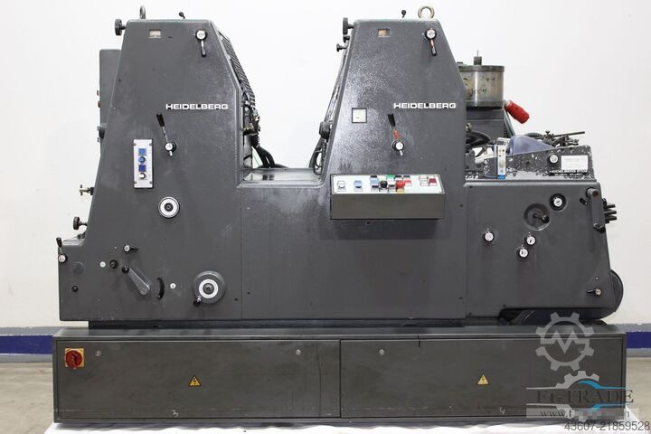 Impressora offset de 2 cores Heidelberg GTOZP-52+ N+P