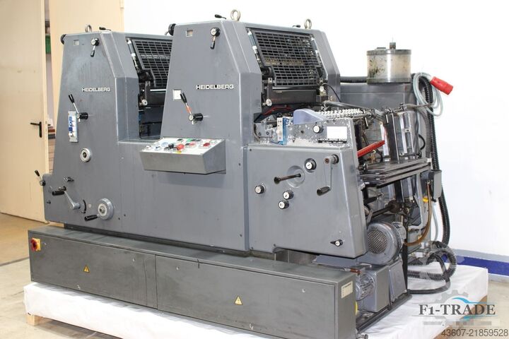 Impressora offset de 2 cores Heidelberg GTOZP-52+ N+P