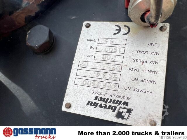 Autokran Fassi F230AXP.25, Seilwinde, Funk, Ex-Schweizer Armee