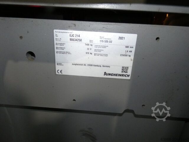 Impilatore pedonale Jungheinrich EJC 214 -535 DZ