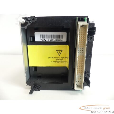 Komponente Siemens 7ME4110-2CC10-1AA0 SITRANS F C MASS 6000 SN 010912N405