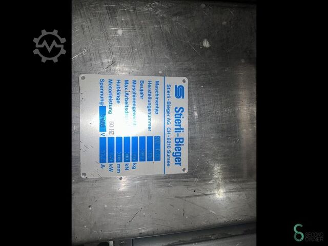 Máquinas de curvar bandas Stierli-Bieger 300 NC 2010 Stierli-Bieger 300 NC