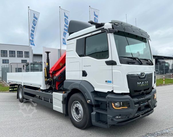 LKW mit Pritsche (offen) MAN TGS 18.470 BL/ PK 14.502 /17m/Prit. 6,20m/ 9 tkm