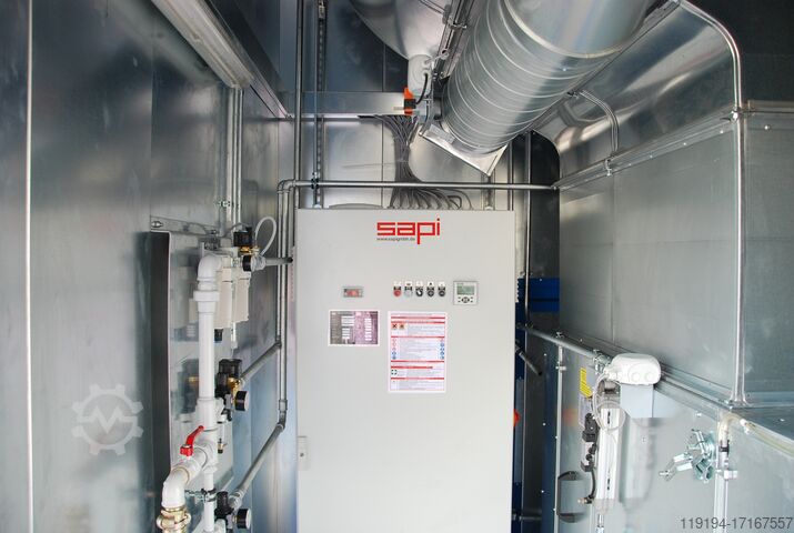 Mobil festő konténer SAPI GmbH Lackieranlage | Spritzlackieranlage