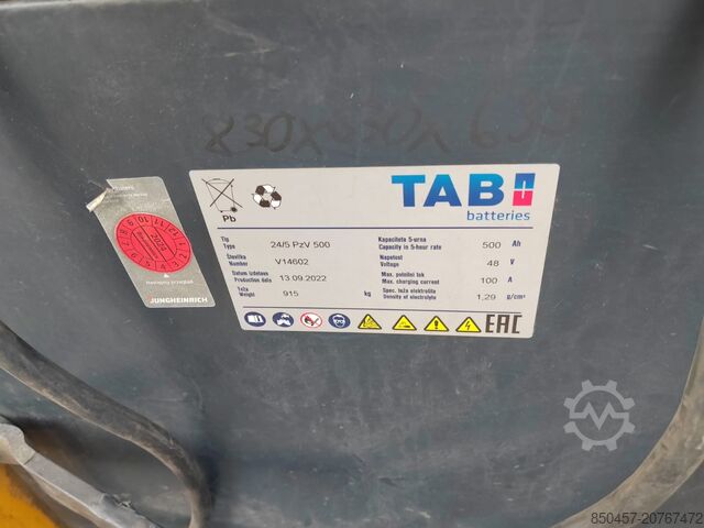 Elektryczny – 4 koła Jungheinrich EFG316k /5.5m/ batt 2022