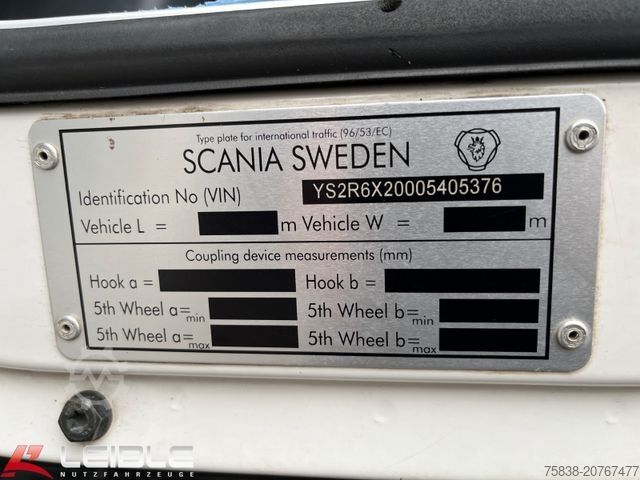 Haakarm vrachtwagen SCANIA R 450LB*6x2*Hyva*Lift/Lenk*2Tank*Standklima*ADR*