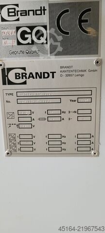 Kantenaanlijmmachine met verbinding Brandt KDF 350 C