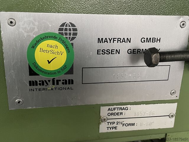 Dopravník třísek Mayfrand D 60