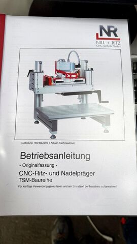 Scribing and dot peen marking machine / Engraving machine Nill + Ritz TSM 15-10-UG