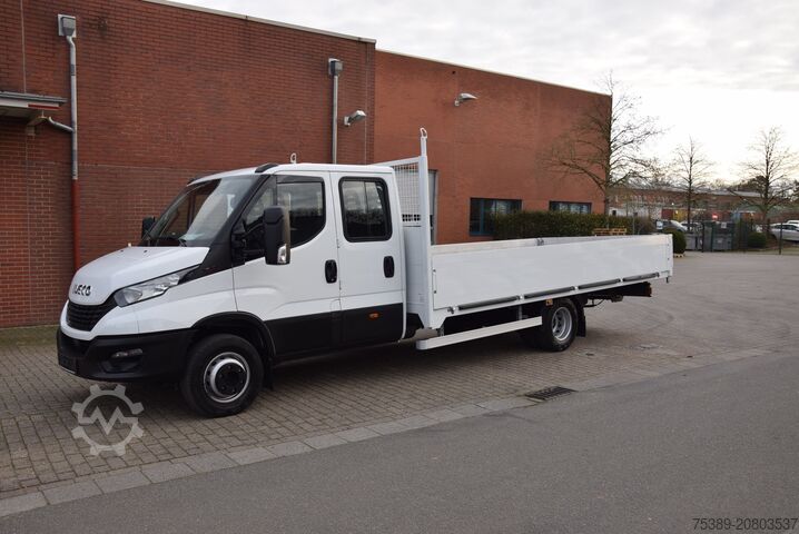 Pick-up van Iveco Daily 70 C18 Doka Pritsche 7-Sitzer AHK 3,5 To