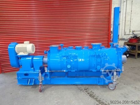 600 liters Lödige Model KM 600D-3ZMZ plovskæremixer, 321 rustfrit stål, brugt renoveret Lodige KM600D-3ZMZ