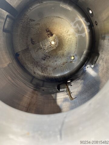 Zbiornik magazynowy ze stali nierdzewnej o pojemności 11 600 litrów, 2100 mm średnicy x 2650 mm pros FIB INDUSTRIELE BEDRIJUEN 11,600 Litre