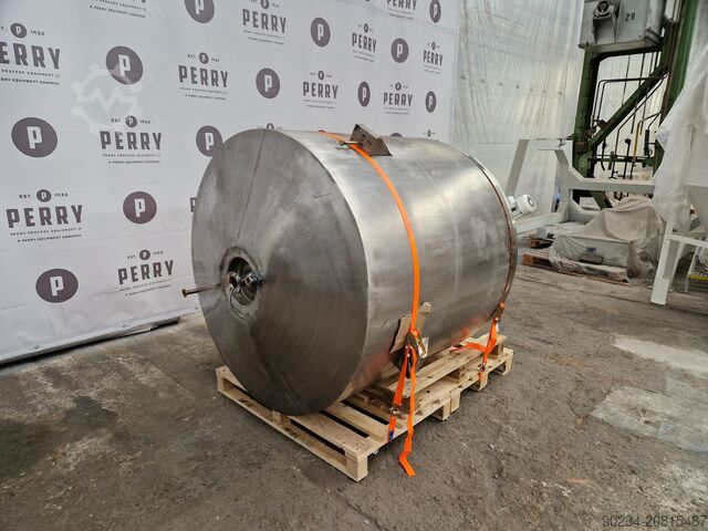 NIKRO 316L rustfrit stål reaktor, 2013 liter, 2 bar internt tryk, 2 bar kappe. NIKRO 2013 Litre