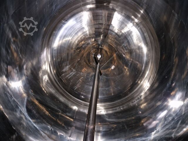 NIKRO 316L rustfrit stål reaktor, 2013 liter, 2 bar internt tryk, 2 bar kappe. NIKRO 2013 Litre