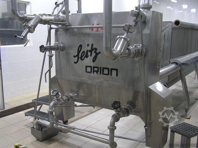 Klarifikační deskový filtr z nerezové oceli Seitz Orion typ OF 100/150, 1000 mm x 1000 mm, filtrační SEITZ OF100/150