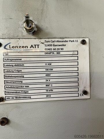 Hardingsoven LENZEN ATT 300kg/h CONTINUOUS TEMPERING FURNACE