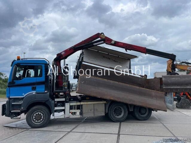 Kipper met kraan MAN TGS 26.400 /6x6/Kipper Mit HMF 1643 Z2 /Euro6/2...