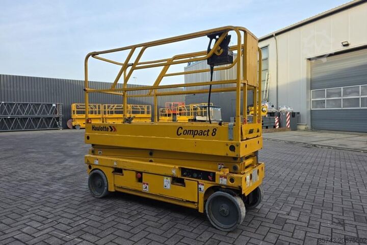 Scissor lift Haulotte Compact 8 As-Is, Electric, 8.2m Working Height, 35