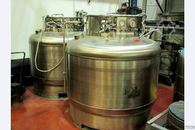 Sıvı azot için depolama tankı CRYO Vakuumtank Stickstoff 1000 Liter