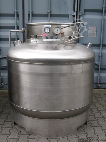 Sıvı azot için depolama tankı CRYO Vakuumtank Stickstoff 1000 Liter