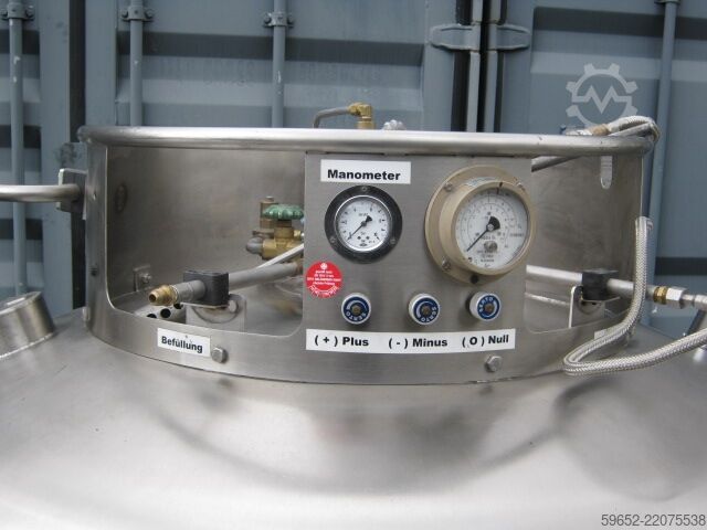 Sıvı azot için depolama tankı CRYO Vakuumtank Stickstoff 1000 Liter