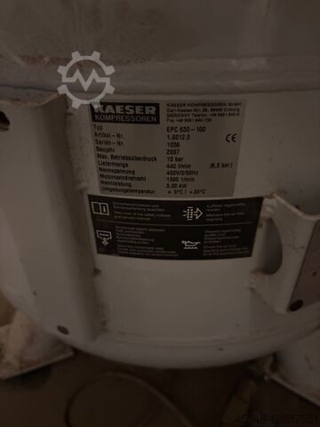Compressore a pistone Kaeser EPC 630