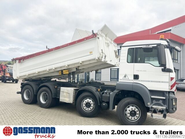 Tipvogn MAN TGS 35.460 8X4 BB, Meiller Bordmatik, Rollplane,