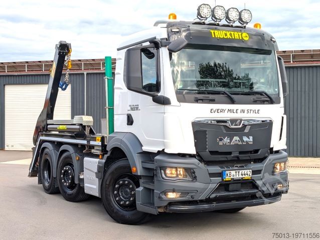 Billenőplatós teherautó MAN TGS 26.440 6x2-4 HYVA Absetzer, MIETEN?