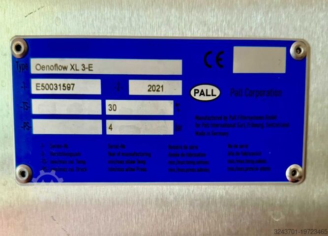 Filtro tangencial - Oenoflow XL3-E PALL