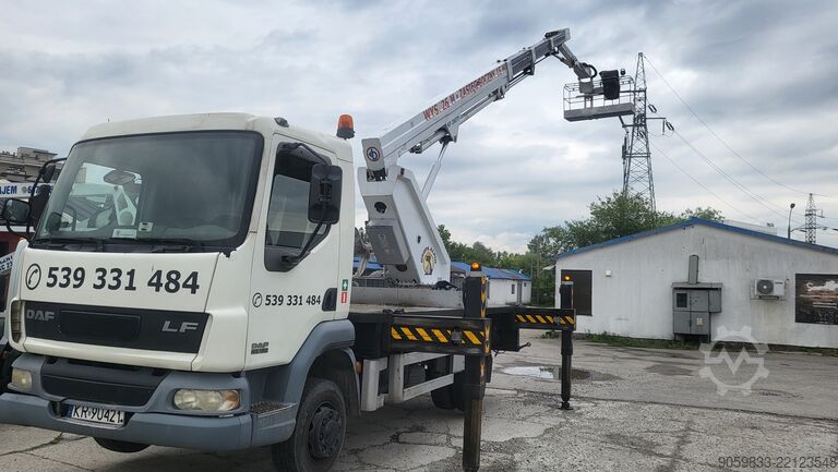 Teherautóra szerelt munkaállvány DAF LF 180